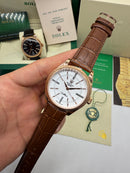 Cellini - 40 mm Automático Couro Marrom