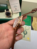 Cellini - 40 mm Automático Couro Marrom