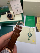 Cellini - 40 mm Automático Couro Marrom