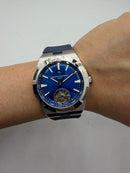 Vacheron Constantin Overseas 42mm Tourbillon Blue Dial Borracha