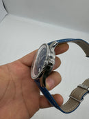 Breitling Navitimer B01 41mm azul couro