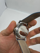 Breitling Navitimer B01 41mm azul couro
