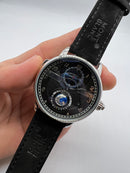 Montblanc Metamorphosis Timewalker Couro/Preto 43mm