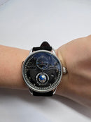 Montblanc Metamorphosis Timewalker Couro/Preto 43mm