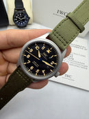 IWC Pilot Mark XX 40mm - Aco Mostrador Verde Militar Automatico