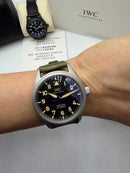IWC Pilot Mark XX 40mm - Aco Mostrador Verde Militar Automatico