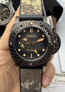 Panerai Submersível Quaranta Quattro Navy SEALs 47mm - Aço OxBlack automatico