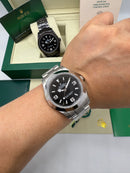 Explorer aço Oystersteel - 40mm Automático