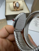 Bvlgari Serpenti Tubogas Prata + Caixa Certificado
