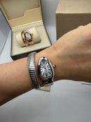 Bvlgari Serpenti Tubogas Prata + Caixa Certificado