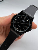 Hublot Classic Fusion 42mm - Aço Preto