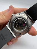 Hublot Classic Fusion 42mm - Aço Preto/Prata