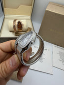 Bvlgari Serpenti Tubogas Prata com Pedras + Caixa Certificado