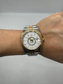 Sky-Dweller Blue Misto Branco Automático