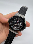 Hublot Big Bang Original Chronograph Preto/prata Borracha 44mm