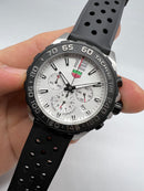TAG Heuer Formula 1 Chronograph Borracha Branco