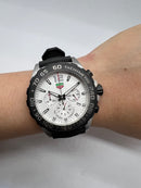 TAG Heuer Formula 1 Chronograph Borracha Branco