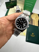 Date Just Jubilee Preto Automático