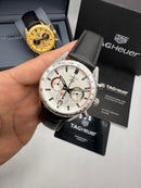 Tag Heuer Carrera Porshe Branco Couro 42mm