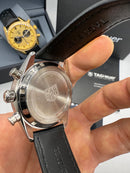 Tag Heuer Carrera Porshe Branco Couro 42mm