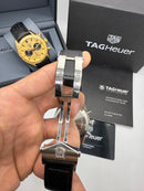 Tag Heuer Carrera Porshe Branco Couro 42mm