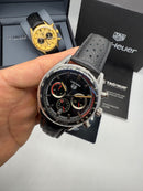 Tag Heuer Carrera Porshe Preto Couro 42mm