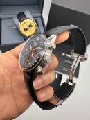 Tag Heuer Carrera Porshe Preto Couro 42mm