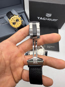 Tag Heuer Carrera Porshe Preto Couro 42mm
