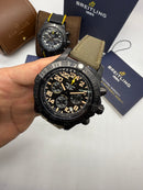 Breitling Avenger Hurricane 50mm - Aço black/Mostrador Preto