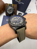 Breitling Avenger Hurricane 50mm - Aço black/Mostrador Preto