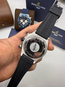 Breitling Super Chronomat 44mm - Aço/Mostrador Azul
