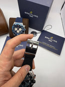 Breitling Super Chronomat 44mm - Aço/Mostrador Azul