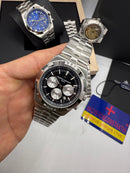Vacheron Constantin Overseas Crono Aço 41mm, Mostrador Preto