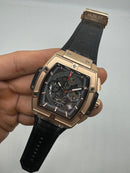 Hublot Spirit of Big Bang King Gold Skeleton Chronograph 45mm