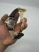 Cartier Tourbillon 44mm - Aço Mostrador Dourado/Preto - COURO
