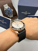 Breitling Superocean 44mm - branco/rose
