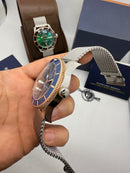 Breitling Superocean 44mm - azul mesh