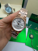 Land-Dweller 40mm Rose Automático
