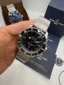 Breitling Superocean 44mm - preto mesh