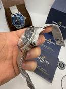 Breitling Superocean 44mm - preto mesh