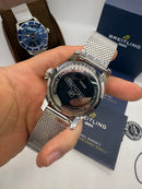 Breitling Superocean 44mm - preto mesh