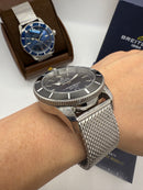 Breitling Superocean 44mm - preto mesh