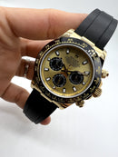 Daytona Champagne Dial Dourado Automático