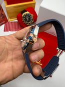 Relogio Omega Constellation 41mm Aço Azul/rose