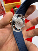 Relogio Omega Constellation 41mm Aço Azul/rose