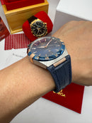Relogio Omega Constellation 41mm Aço Azul/rose