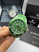 TAG Heuer Aquaracer Verde - Pulseira Borracha - 42mm