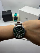 IWC Pilot Mark XX 40mm - Verde Militar em Couro Automatico