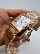 Cartier Relógio Tank Française Rose 39mm