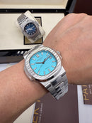 Patek Philippe Nautilus Blue Azul Tiffany Automático